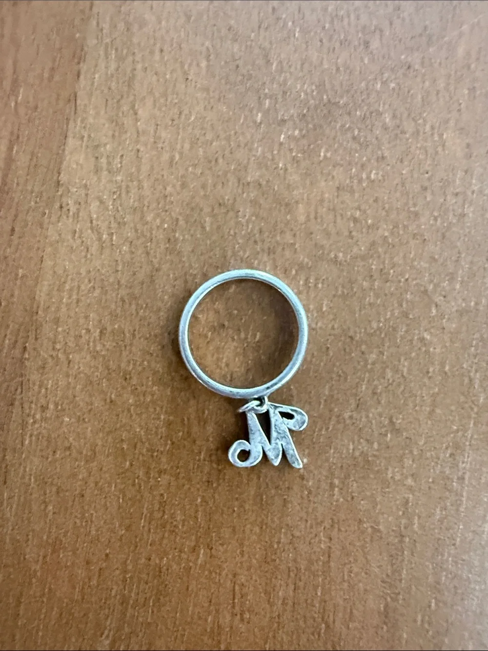 James Avery Silver Initial M Dangle Ring